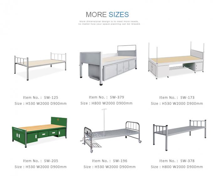 Cama individual 2018 de aço personalizada da pensão do metal da fábrica quadro barato durável novo em hotselling