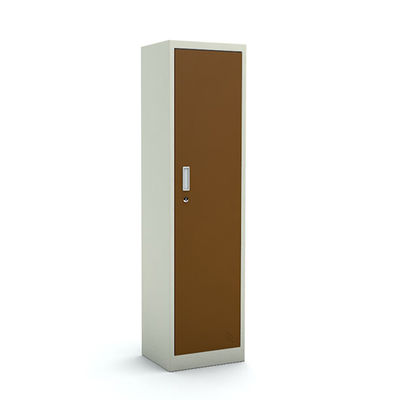 Cacifo de armazenamento de aço do metal do vestuário do quarto da única porta vertical