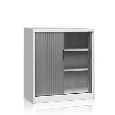 Cacifo da altura do metal das portas do obturador de rolamento meio com as 2 prateleiras ajustáveis