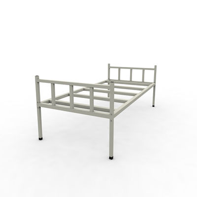 Fácil monte batem para baixo a única camada impermeável Gray Color Steel Bed