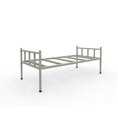 Fácil monte batem para baixo a única camada impermeável Gray Color Steel Bed
