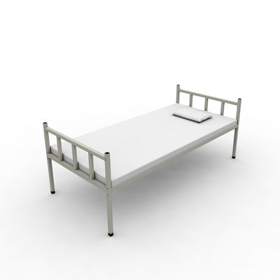 Fácil monte batem para baixo a única camada impermeável Gray Color Steel Bed