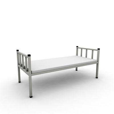 Cama de beliche branca preta laminada da cor do tubo de aço da casa de alojamento