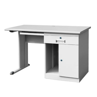 3 gavetas 1 pó do suporte do teclado revestiram a mesa executiva de aço