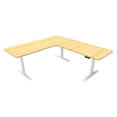 3 pés L mesa de escritório ajustável do metal da altura da forma com motores
