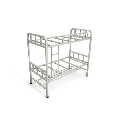 Camas de beliche do dormitório 46kg Gray Color Adult Size Steel com cremalheira da sapata