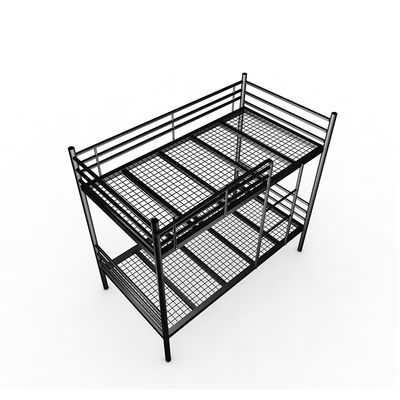 Quadro de Metal Bunk Bed da cerca de Grey Black Steel Mesh Full do apartamento