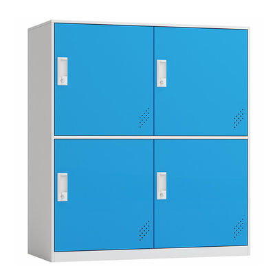 Quatro portas azuis cor-de-rosa H1000 * W900 * cacifo da altura de D400mm meio para a escola primária