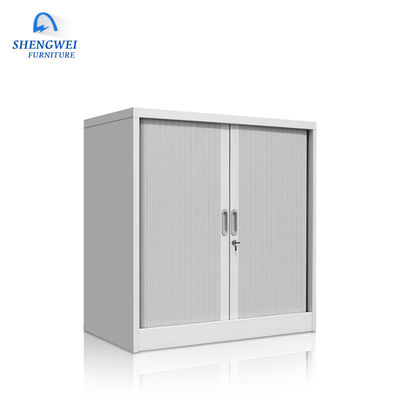 Cacifo da altura do metal das portas do obturador de rolamento meio com as 2 prateleiras ajustáveis