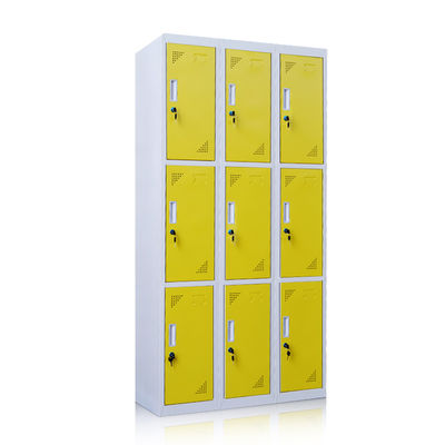 Cacifo de Sotrage da porta da altura completa de 9 portas multi para a casa e a escola