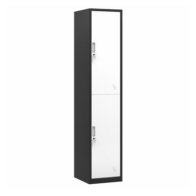 Cacifo de armazenamento do quarto do metal do vestuário da roupa do aço das portas do vertical 2