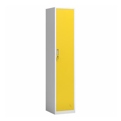 Cacifo de armazenamento de aço do metal do vestuário do quarto da única porta vertical