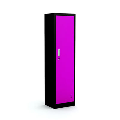 Cacifo de armazenamento de aço do metal do vestuário do quarto da única porta vertical