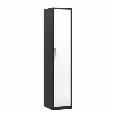 Cacifo de armazenamento de aço do metal do vestuário do quarto da única porta vertical