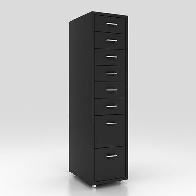 Armário de arquivo móvel do metal das multi gavetas do armazenamento da sala de visitas das gavetas da cor 8
