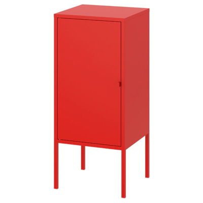 Armário de aço da única porta do metal 0.6mm com pé do suporte