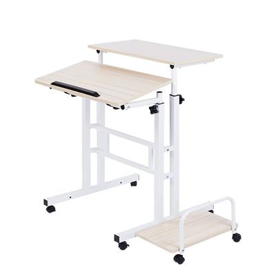 Tabela do estudo do metal do anfitrião de computador doméstico W60cm com altura ajustável