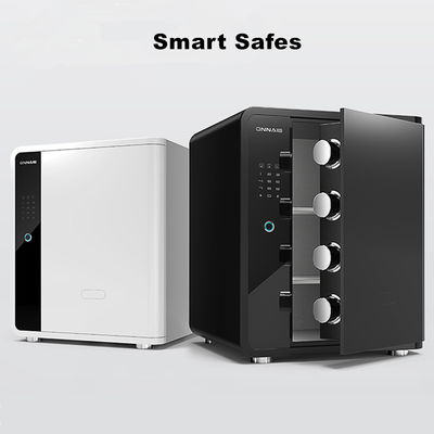 Caixa segura da segurança aberta automática inteligente do ouro do metal com fechamento eletrônico