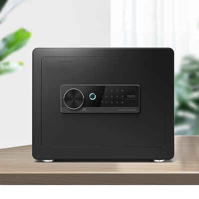 Cofre forte esperto do fechamento seguro pequeno preto de Digitas da caixa da arma do hotel da casa com fechamento da impressão digital