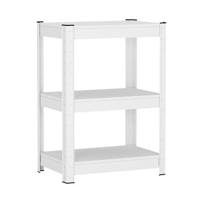 3 prateleiras do armazenamento do metal branco das séries para o lugar estreito do banheiro da casa