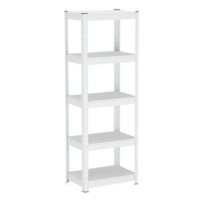 organizador de aço Metal Storage Shelves do preto 5-Shelf para a casa