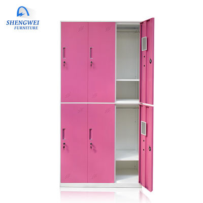 Armazenamento de aço do Gym da casa e cacifo Lockable da roupa do metal da Multi-porta