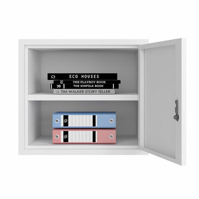 Fechamento e prateleira chaves de Gray Cube Storage Box With da escola da casa do metal