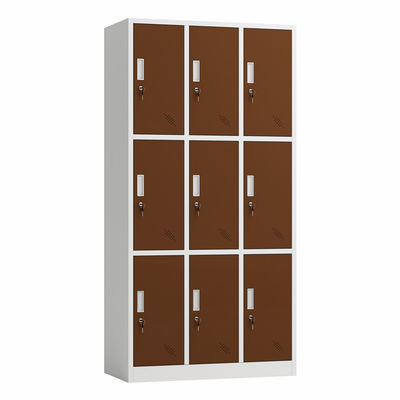 O escritório domiciliário usa o cacifo Lockable do arquivo do metal de 9 portas autônomo
